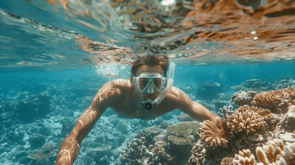 Comment organiser un camping pour pratiquer le snorkeling dans les récifs coralliens?