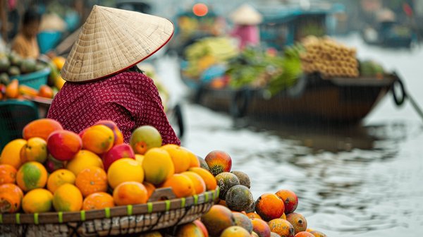 Comment organiser une visite des marchés flottants au Vietnam sans guide?