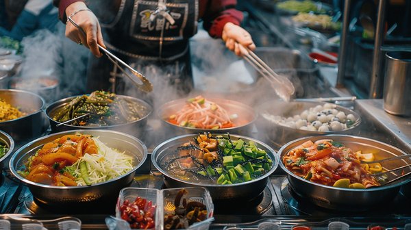 Où déguster les meilleures spécialités de la cuisine de rue en Corée du Sud?